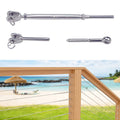 Stainless Steel Cable Railing Kits for 1/8 Wire Rope, 40P T426077