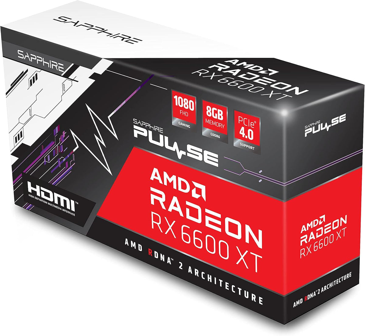 AMD Radeon RX 6600 XT Gaming Graphics Card with 8GB GDDR6 B76628