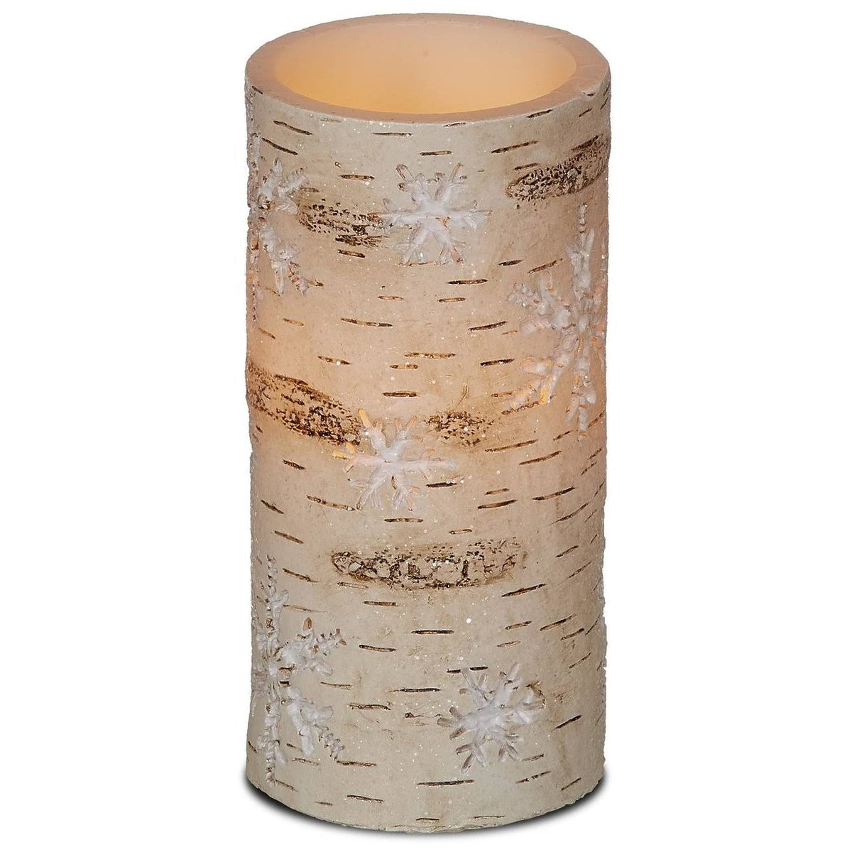 Set of 4 LED Flameless Wax Pillar Christmas Candle D7000
