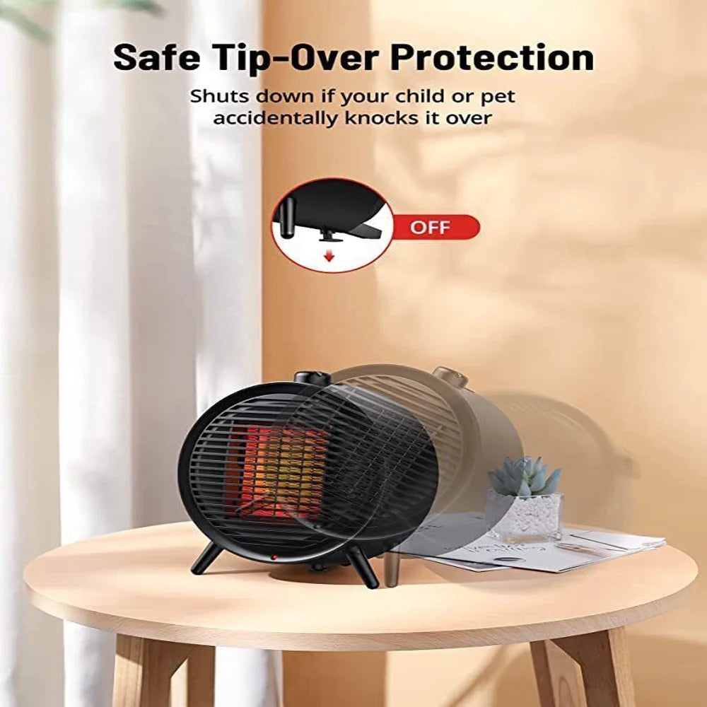 1500W PTC Ceramic Portable Desktop Heater Y383749