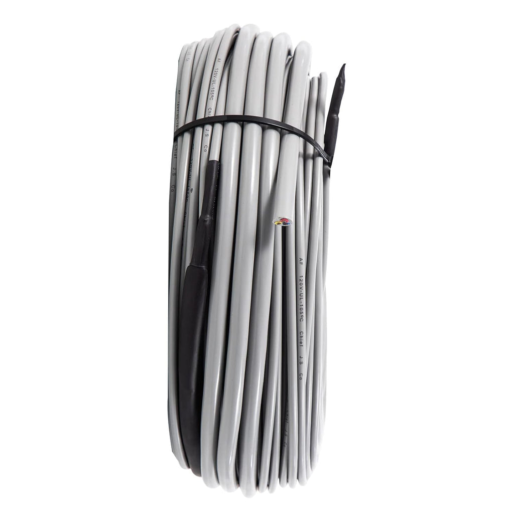 Floor Heating Cable 83.3 Square Feet Waterproof Insulated with Temperature Control Panel D669718