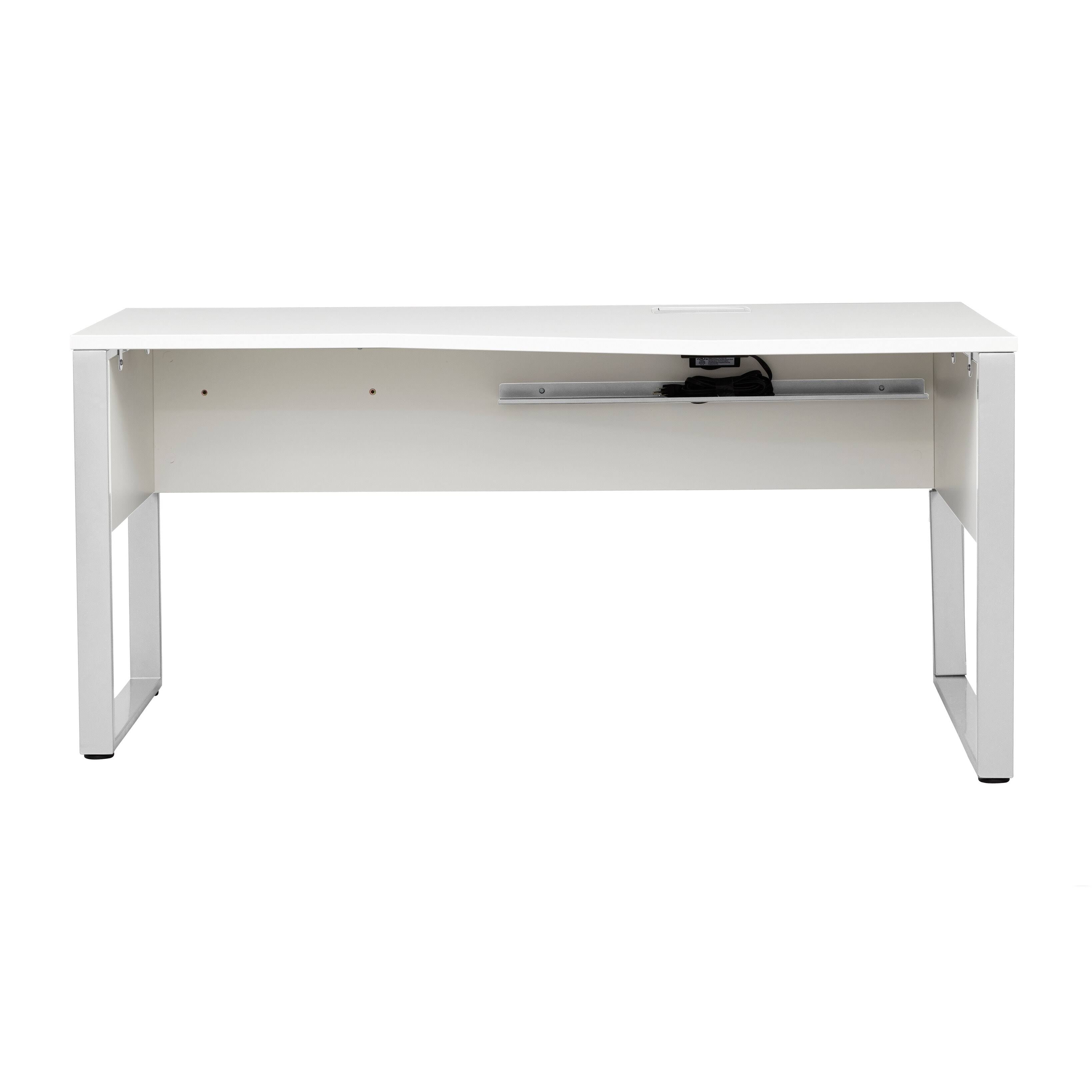 Crescent Desk 63x24/32 Inches in Espresso Y106749