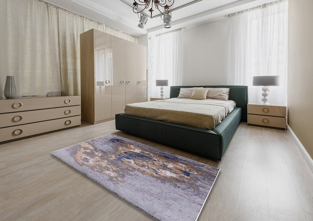 Cloudy Gray Rectangle Area Rug H860