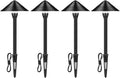 4000K Natural White 4-Pack Low Voltage Aluminum Pathway Lights U6376