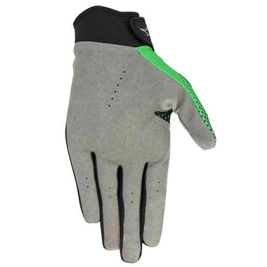 Black Summer Green Gloves I4498