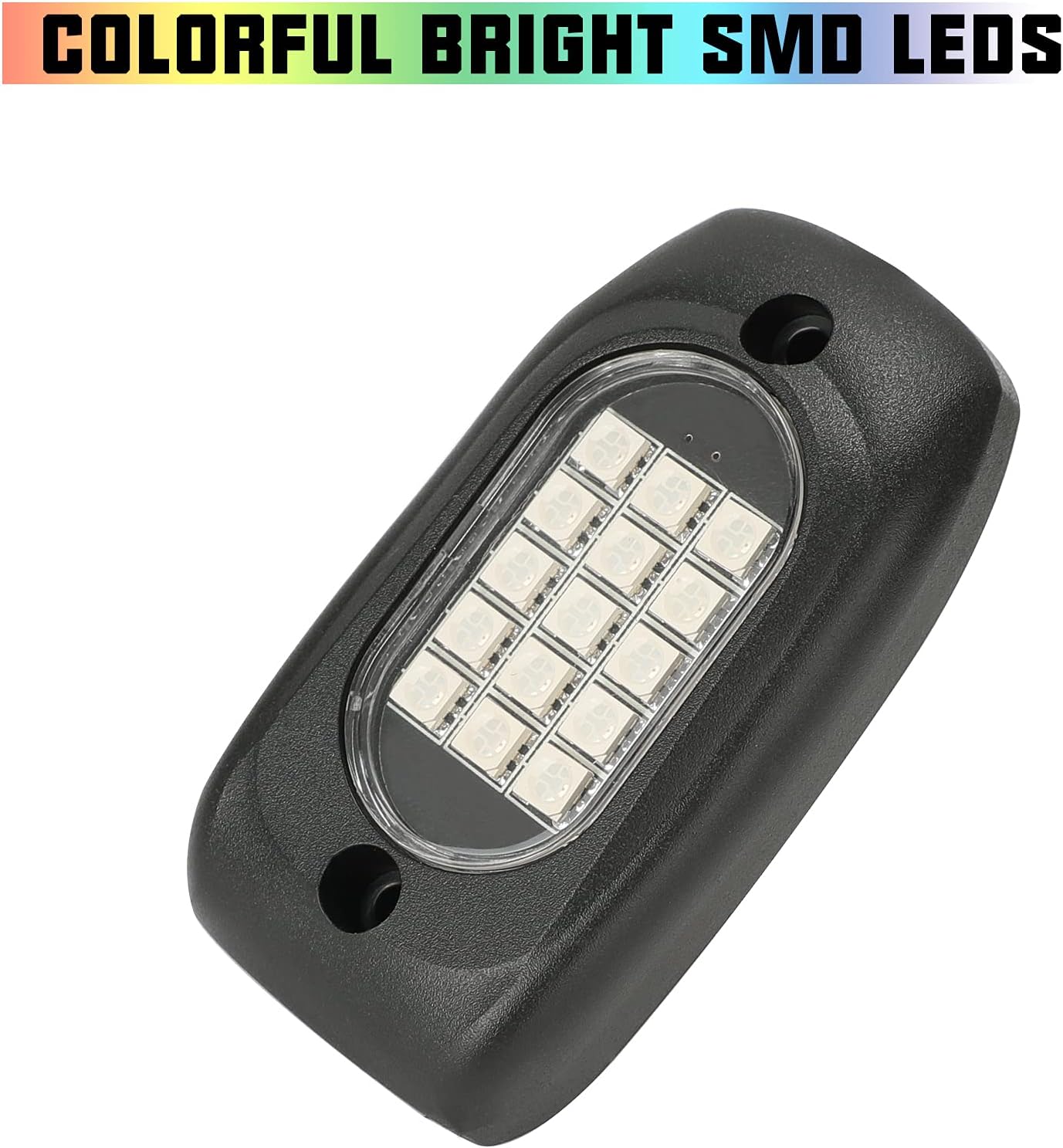 12 Pods RGB LED Rock Lights with Remote Control C893