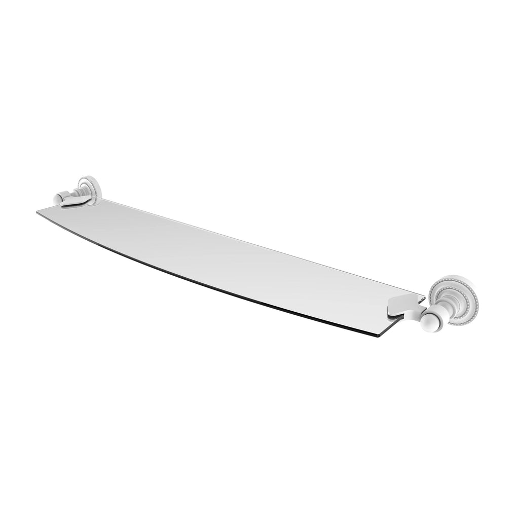 24 inch Glass Shelf Satin Brass U290