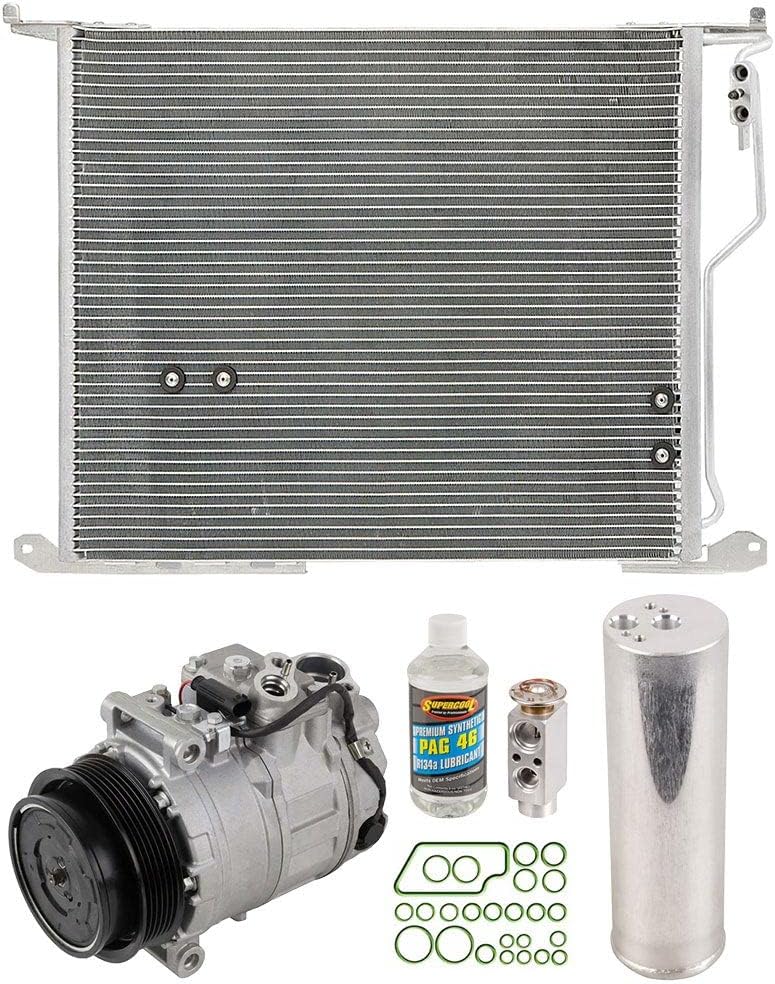 A/C Kit with Compressor Condenser & Drier for Mercedes S430 S500 S55 W220 D676817