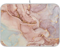 Gold Pink Marble Texture Dish Drying Mat 18x24Inch R792397