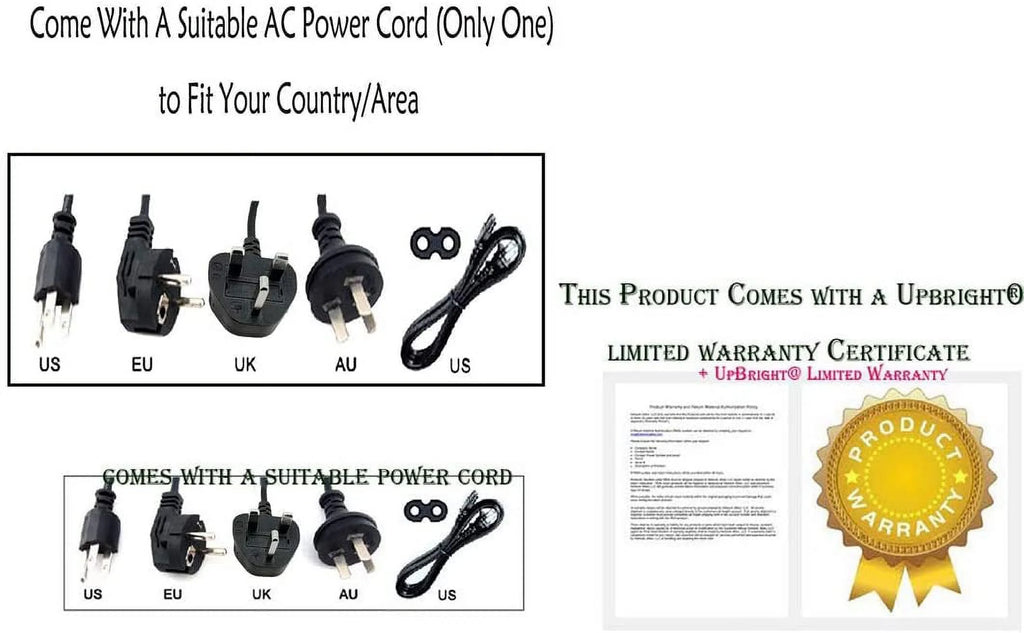 AC/DC Adapter for Exercise Bike Power Supply Cord Charger Z318
