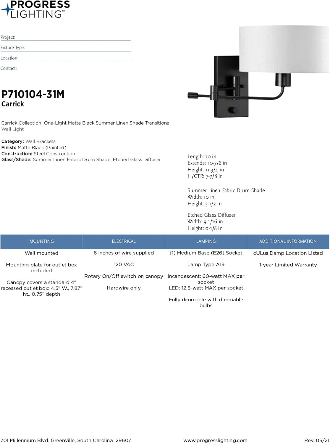 Black Wall Brackets P4157