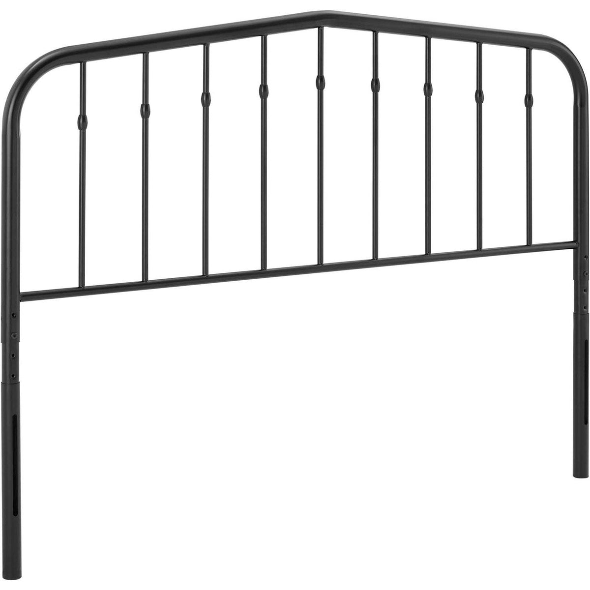 Black Queen Metal Headboard K434951