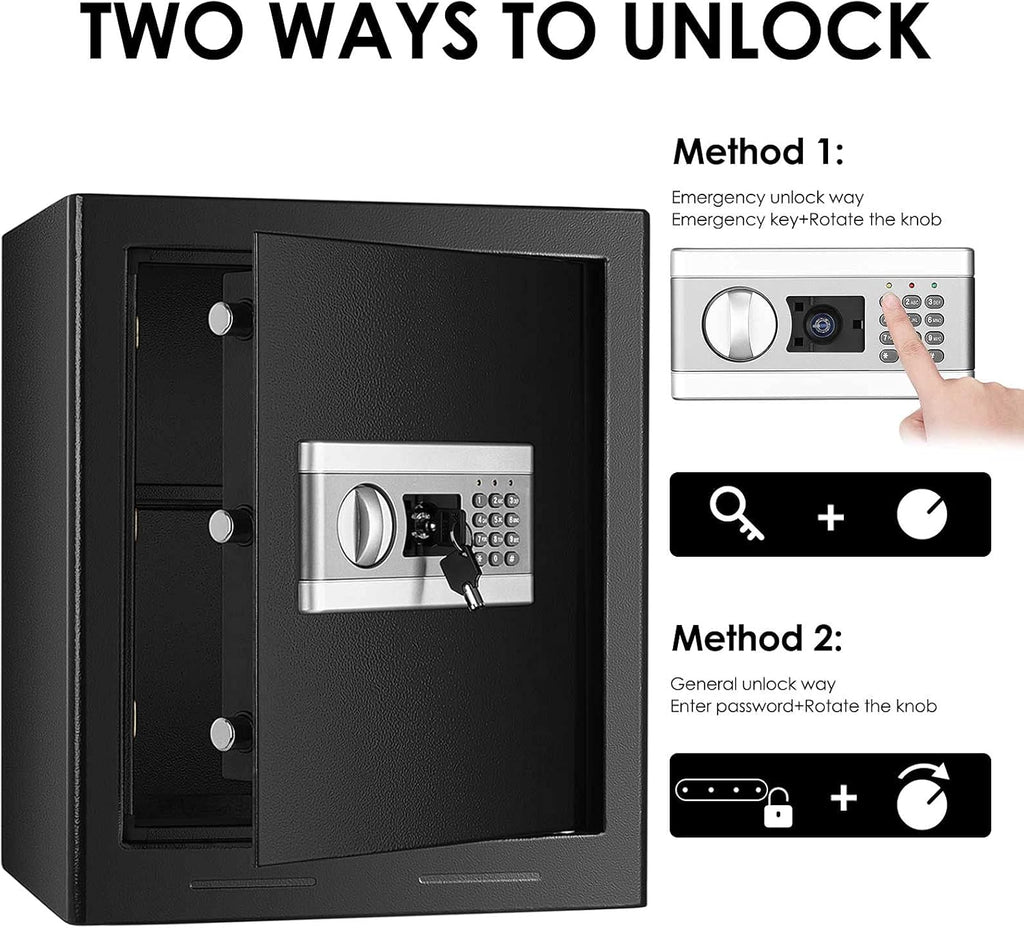 Fireproof Waterproof Digital Safe Box with Keypad Lock M45361
