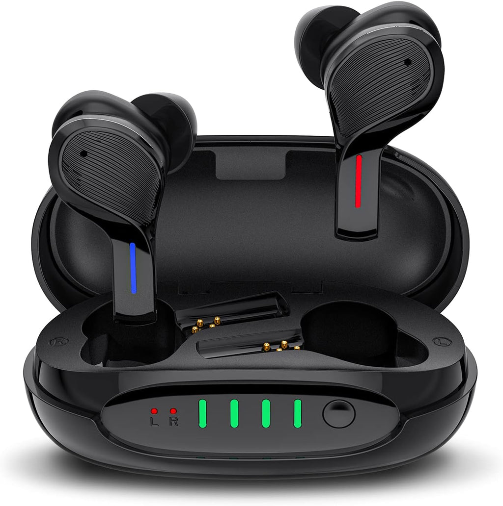 True Wireless Earbuds with 4 Microphones, ANC 8.0 Noise Reduction, Graphene Driver, USB C, 40H Playtime, IPX7 Waterproof, Pack of 2 T735