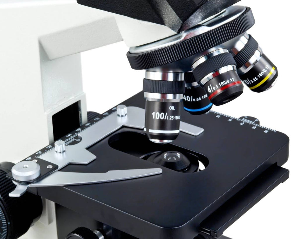 Compound Binocular Microscope with Aluminum Carrying Case A2376