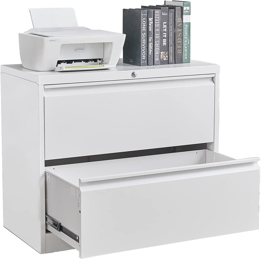 3 Drawer Metal Lateral File Cabinet with Lock H934