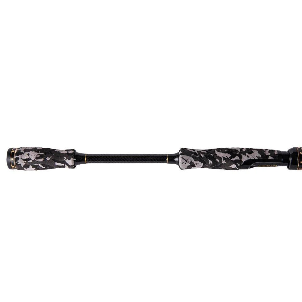 Camo 2-Piece 7-Feet Spinning Rod Carbon Fiber Spincasting Fishing Rod with 2 Tips V48604