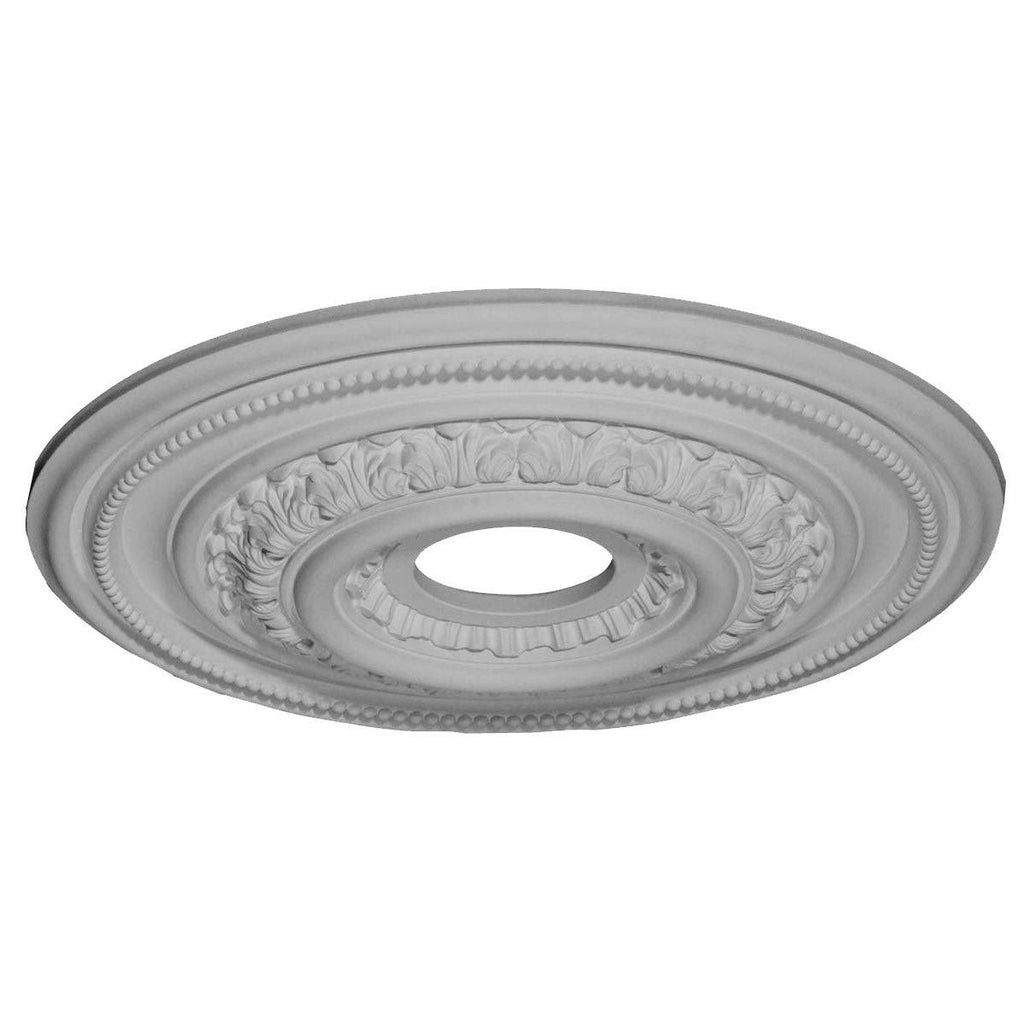 17 5/8x22OD x 3 5/8x22ID x 1 7/8x22P Hand-Painted Ceiling Medallion A64192