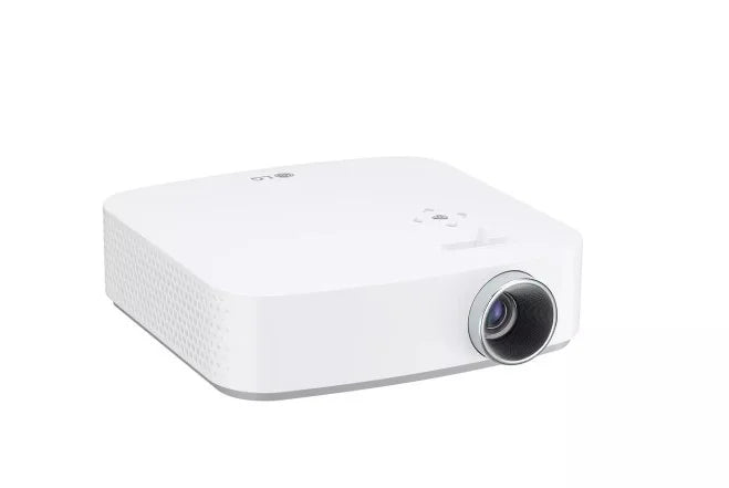 Open Box 100” Portable FHD LED Smart TV Projector - White V64460
