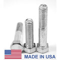 3/8 inch-24 x 1 1/4 inch Fine Thread Grade 5 Hex Cap Screw, Zinc Plated, Pk 100 L261