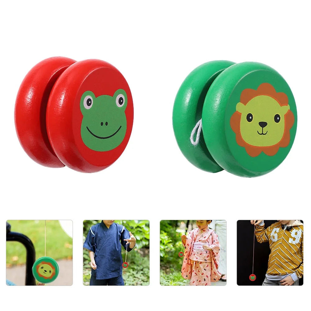 2pcs Wooden Finger Yoyo Ball Toy S792184