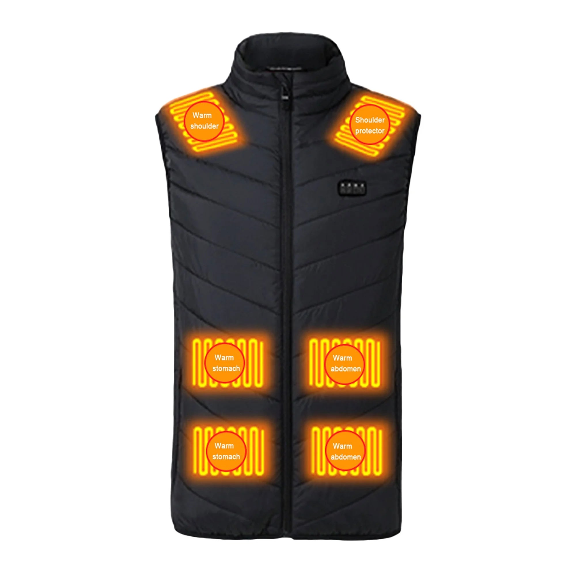 Waterproof Heated Vest with 4 in 1 Smart Controller W906544