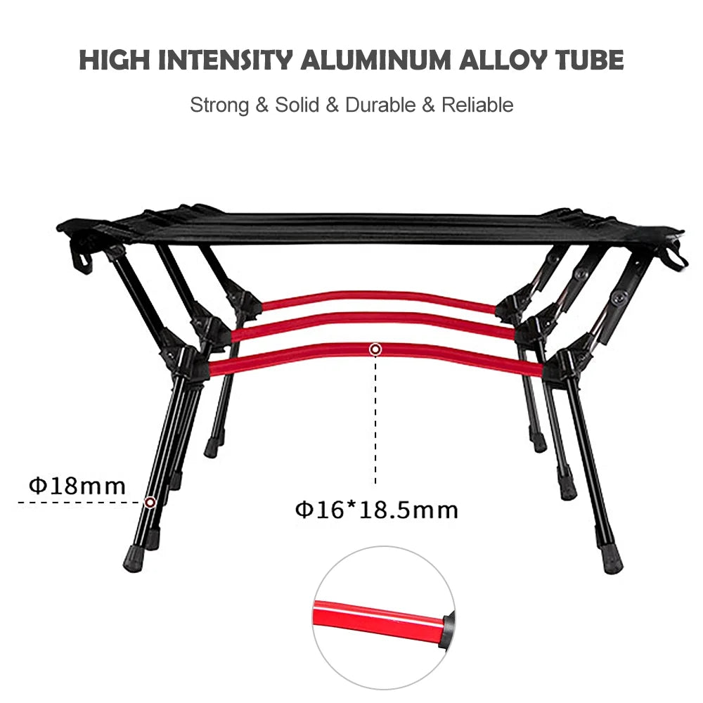 Portable Folding Camping Cot 265LB Bearing Weight W25617