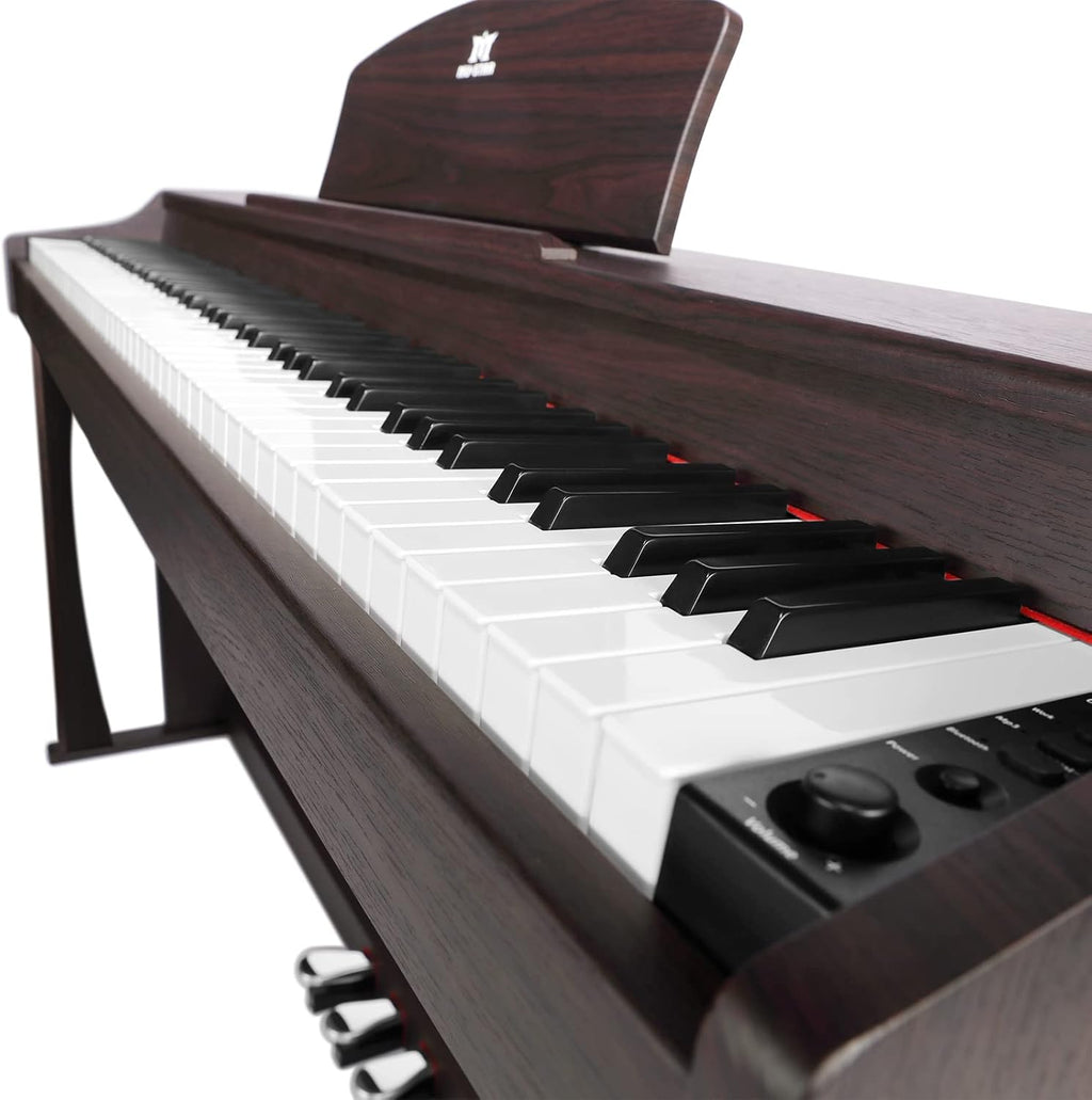 Brown 88 Key Weighted Hammer Action Digital Piano O882033