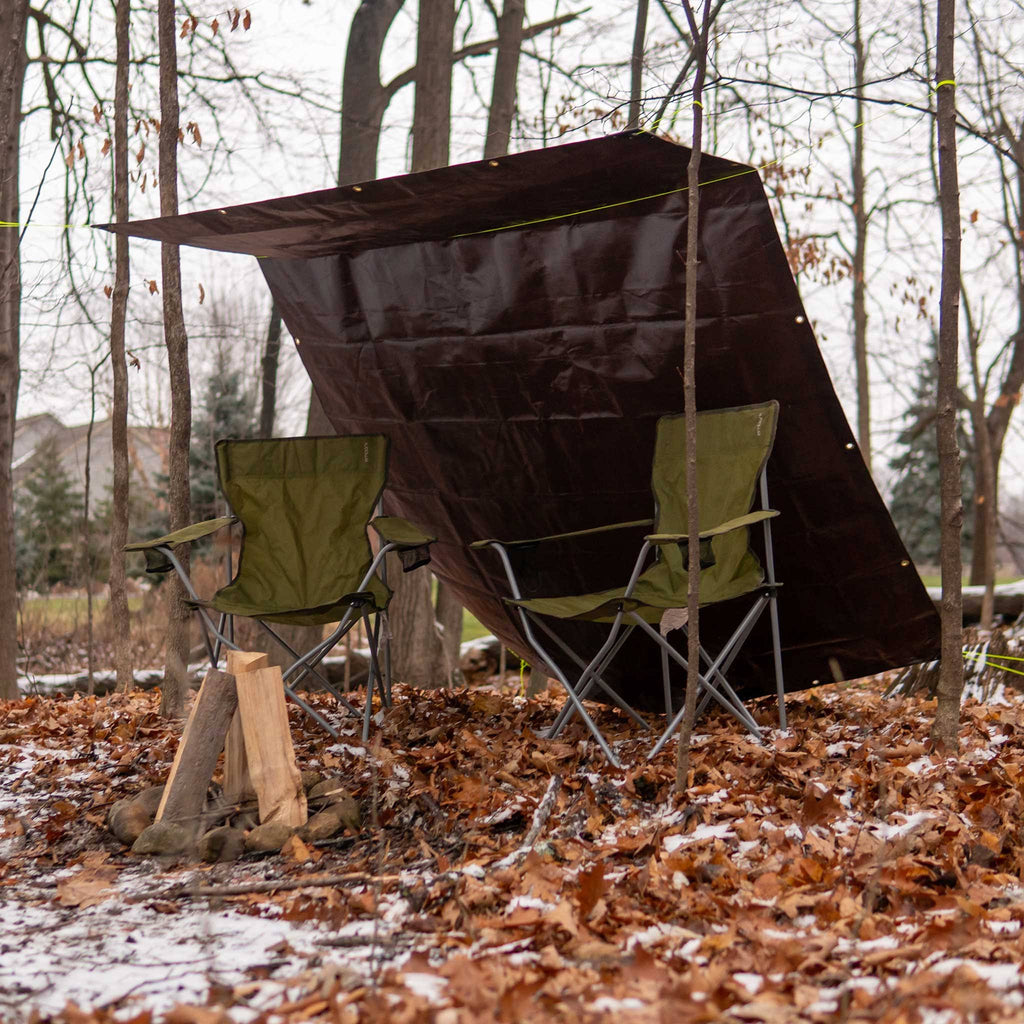 Heavy Duty Poly Tarp Brown 20’ x 30’ X8157
