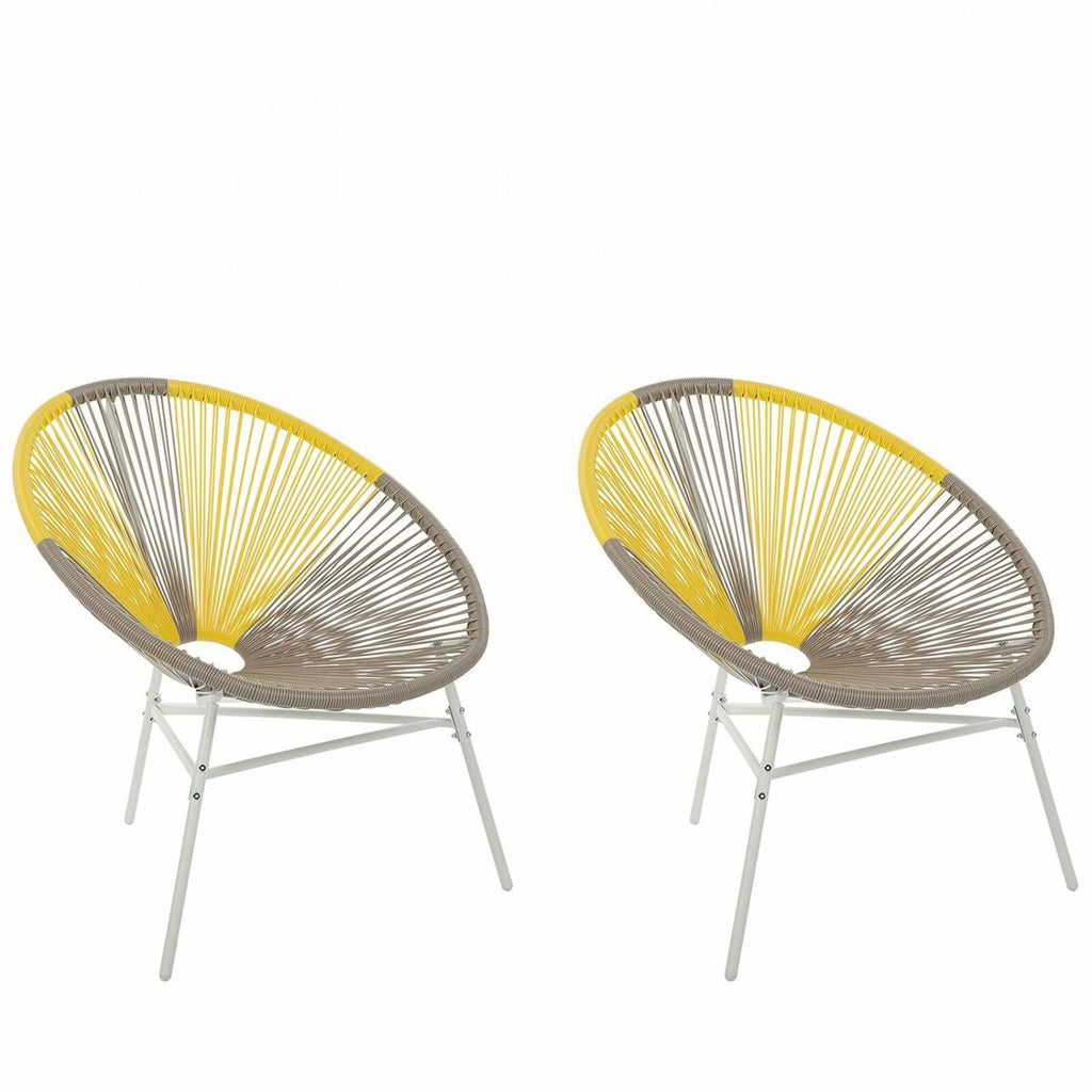 Beige Set of 2 Acapulco Accent Chairs J37791