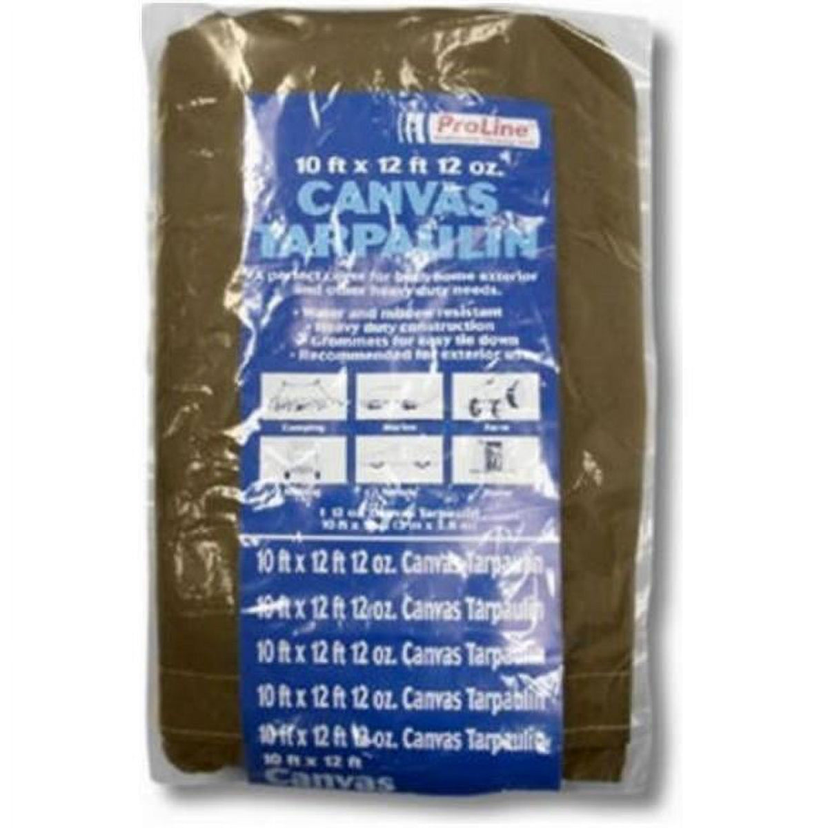 Tan Canvas Tarp E834