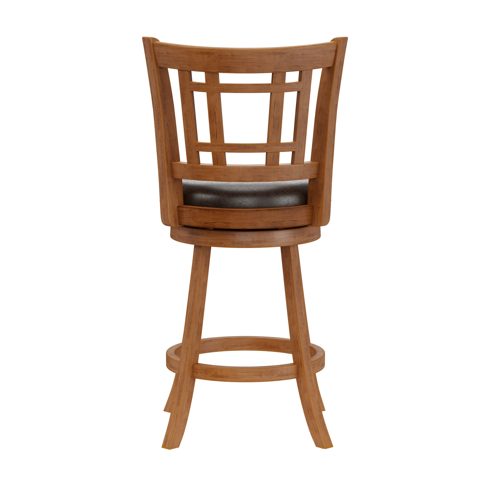Oak Swivel Counter Height Stool F56287
