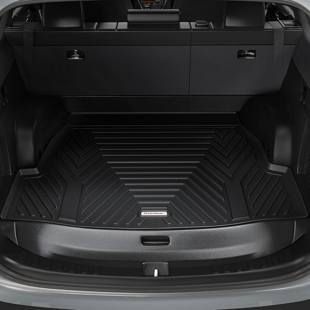 Black TPE Floor Mats Cargo Trunk Liners Set for Honda CR-V Y24167