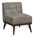 Grey Wood Base Accent Chair N1014