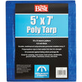 Blue Woven 5 Ft. x 7 Ft. Medium Duty Poly Tarp G13819