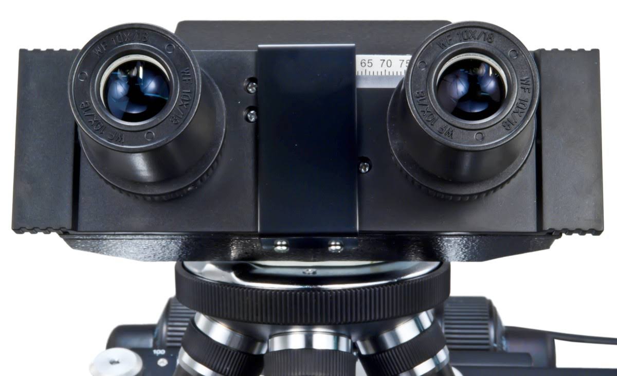Compound Binocular Microscope with Aluminum Carrying Case A2376