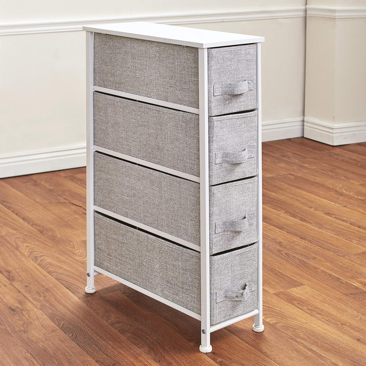 White 4-Drawer Cabinet Z925