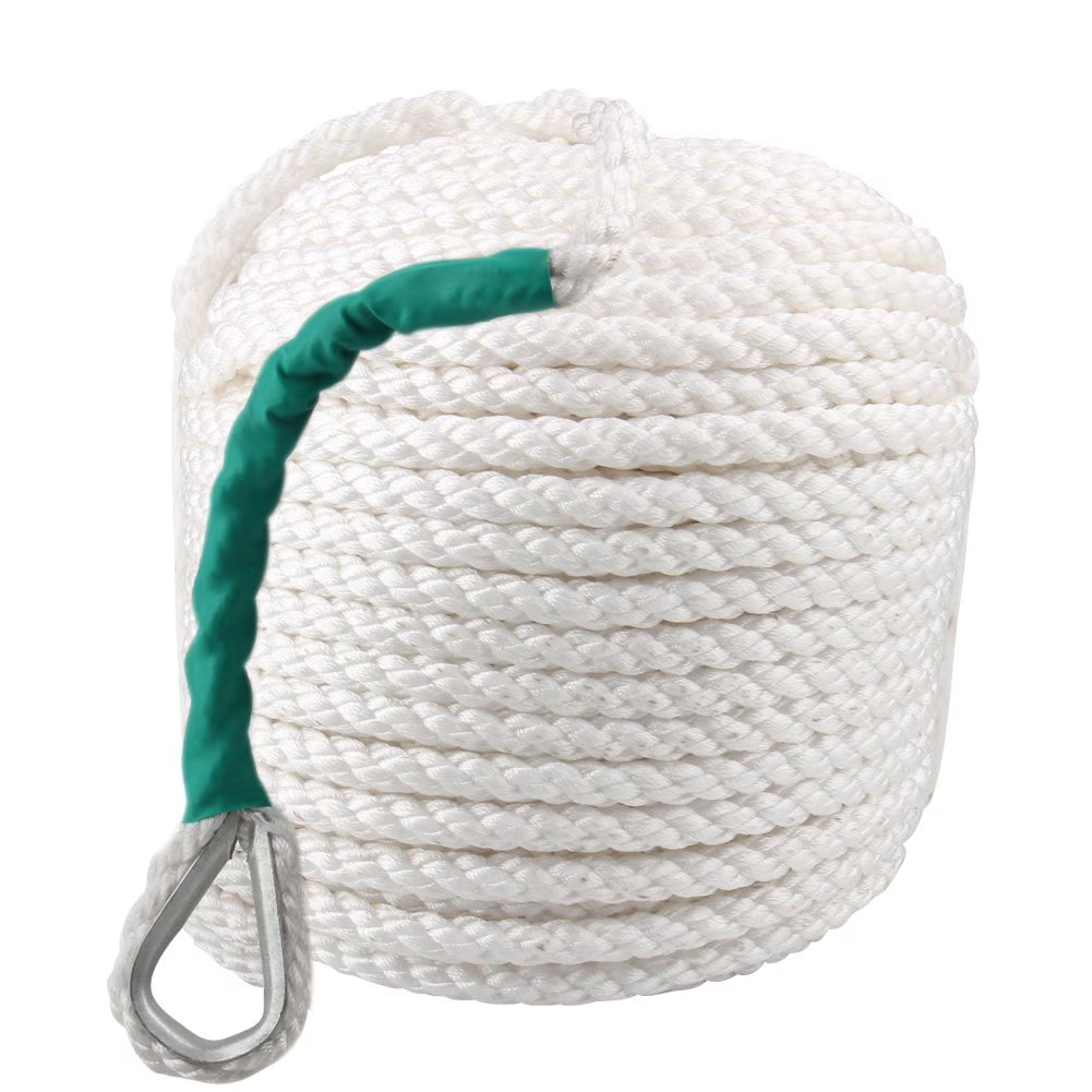 1/2 inch Nylon Boat Anchor Rope 100 feet Three Strand Line X107