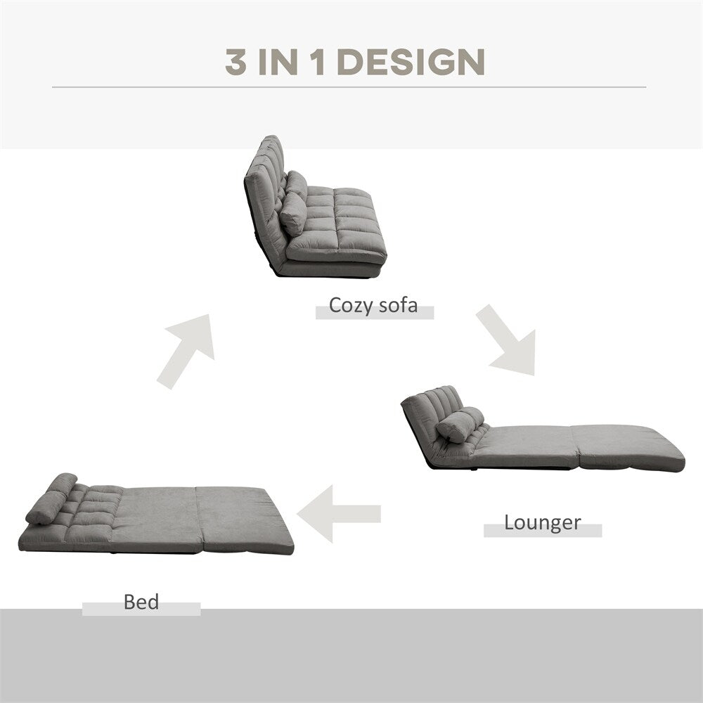 Convertible Floor Sofa Chair Folding Couch Bed U5466