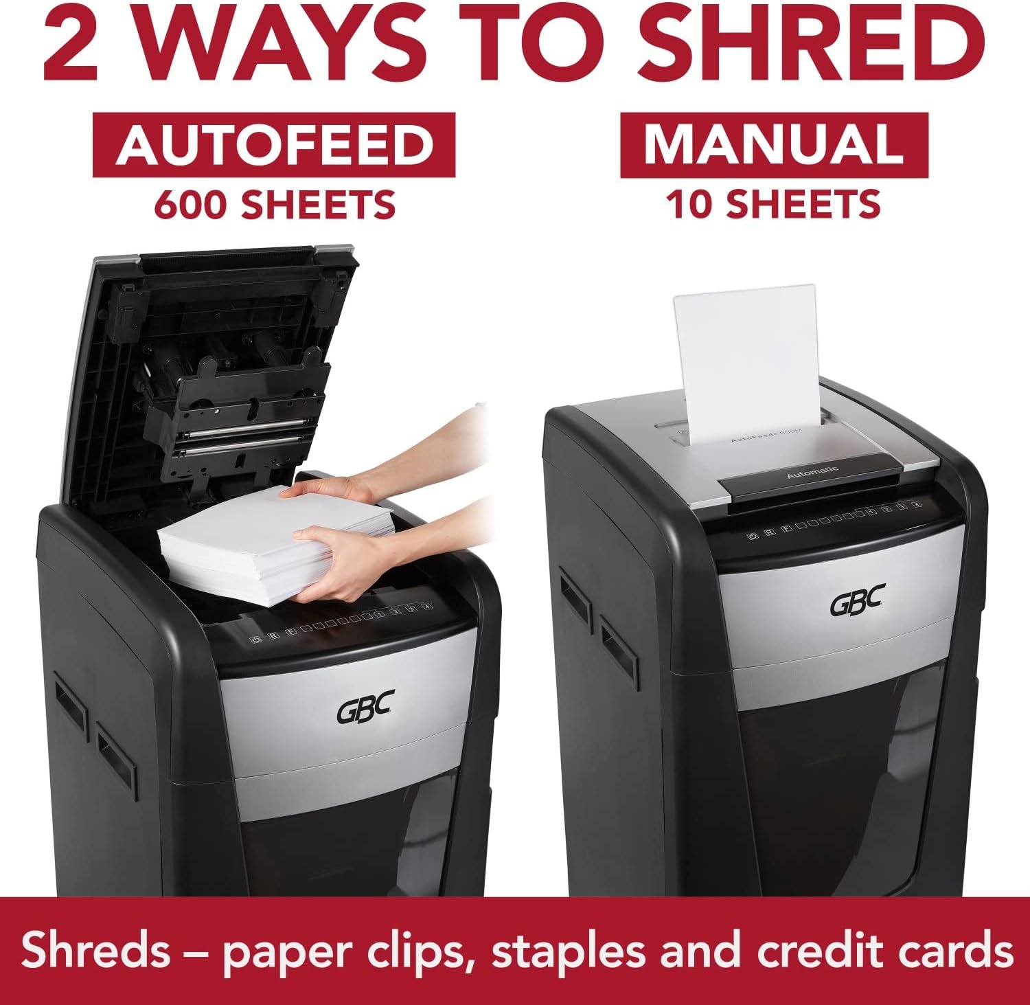 600 Sheet Capacity Micro-Cut Paper Shredder I11724
