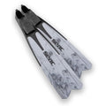 Freediving & Spearfishing Long Fins, Size 8 to 8.5, Gray Camo D323659