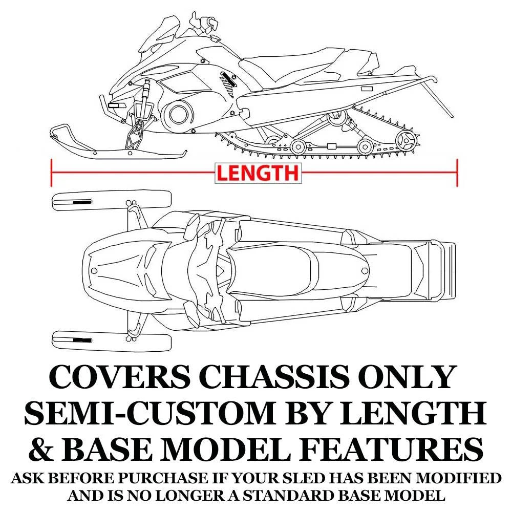 Trailerable 600 Denier Snowmobile Cover I30841