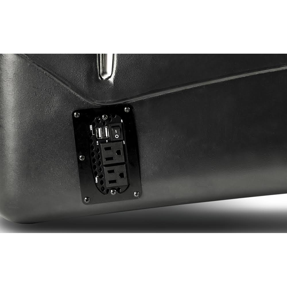 Car Desk with Built-in Power Inverter and Printer Stand E491