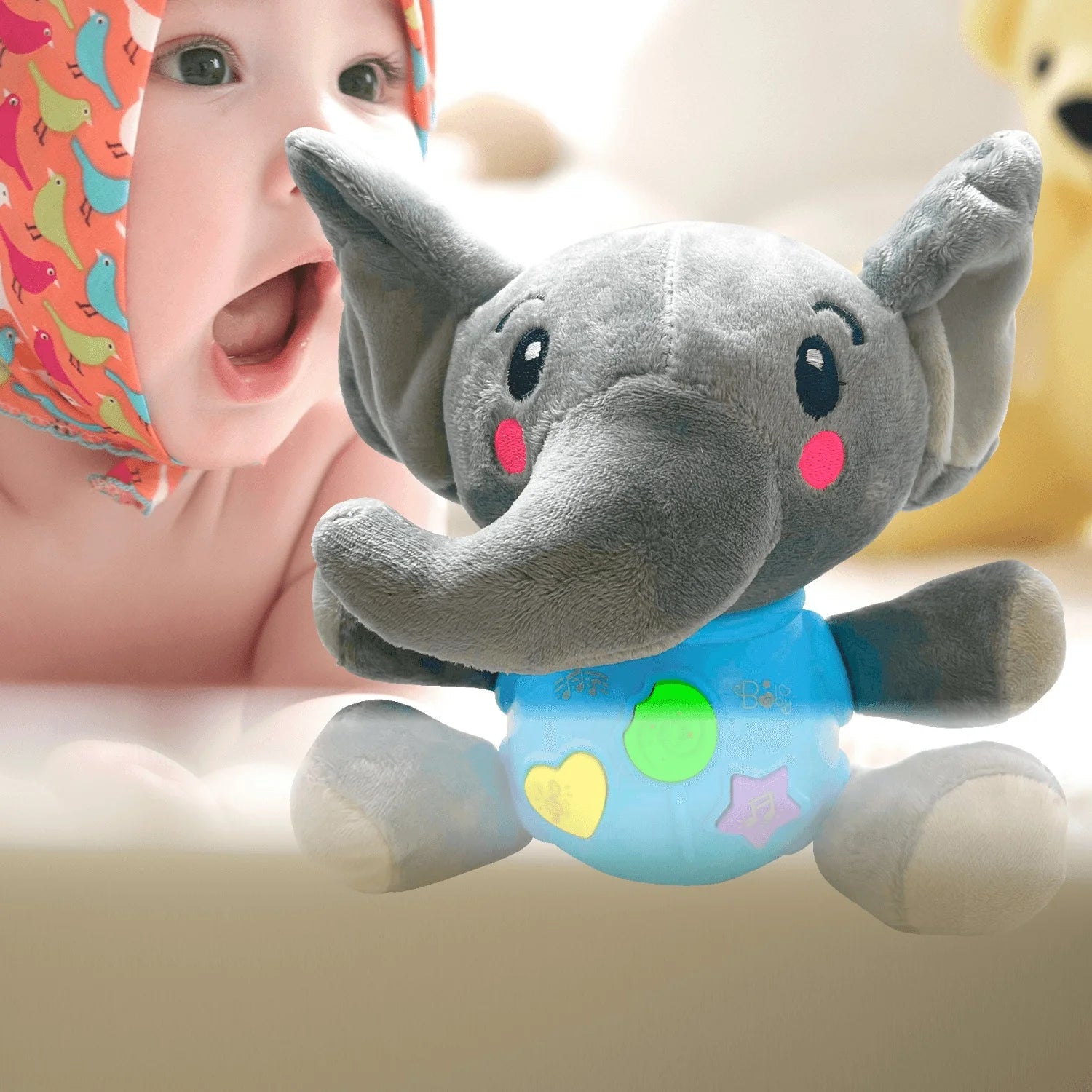 Musical Baby Plush Monkey Stuffed Animal Toys M950