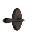 Fleur Left Handed Passage Door Lever Oil-Rubbed Bronze F83721
