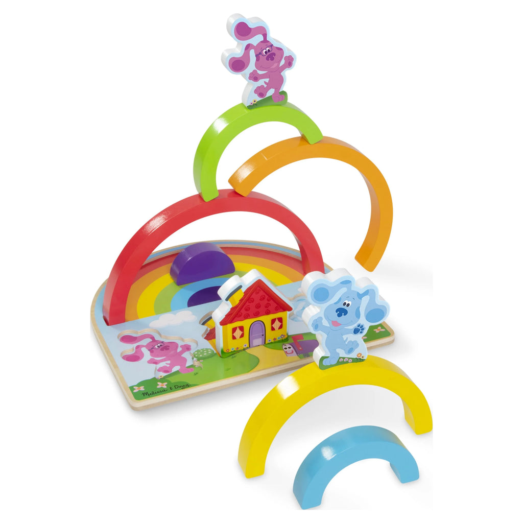 Wooden Rainbow Stacking Puzzle (9 Pieces) B258808