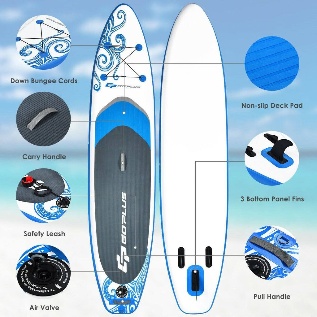 Inflatable Adjustable Paddle Board with Carry Bag S354
