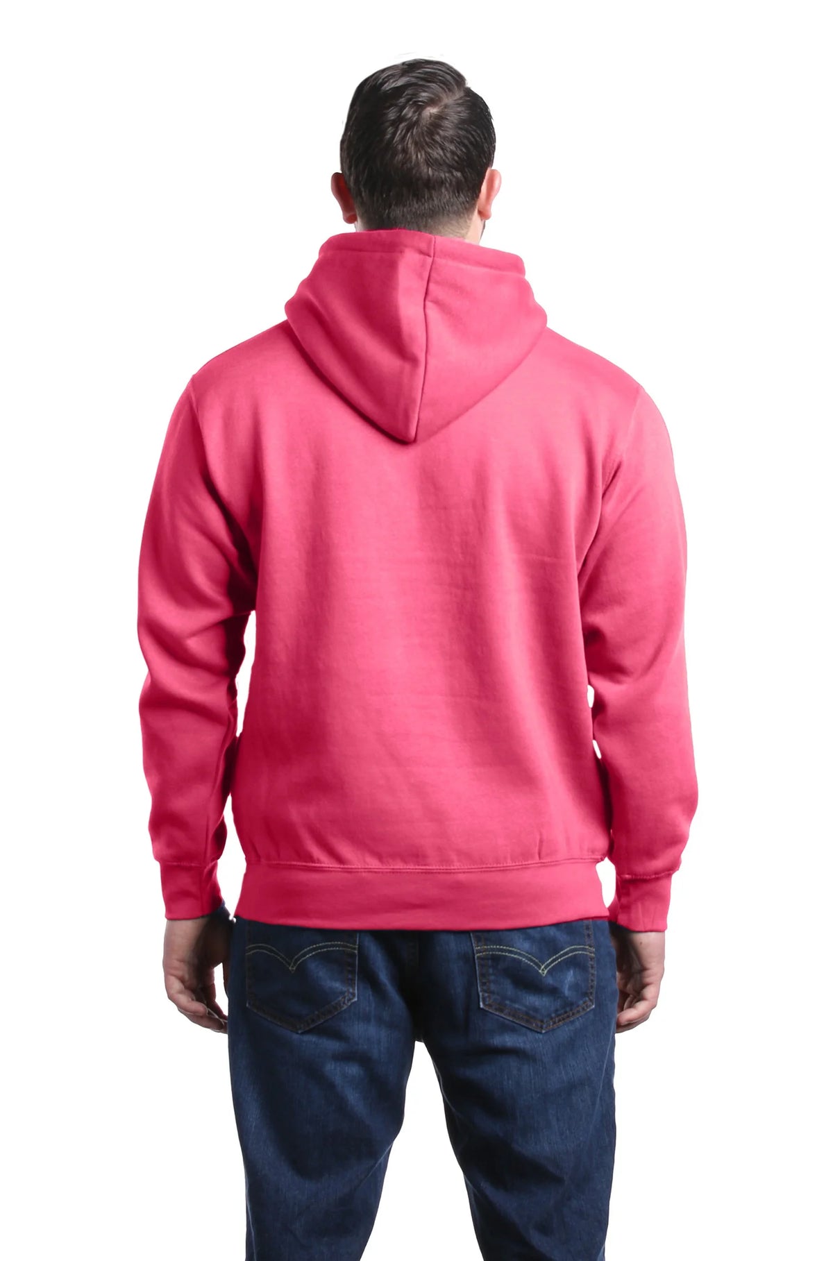 Heliconia Pink Hooded Sweatshirt Hoodie Medium E26939
