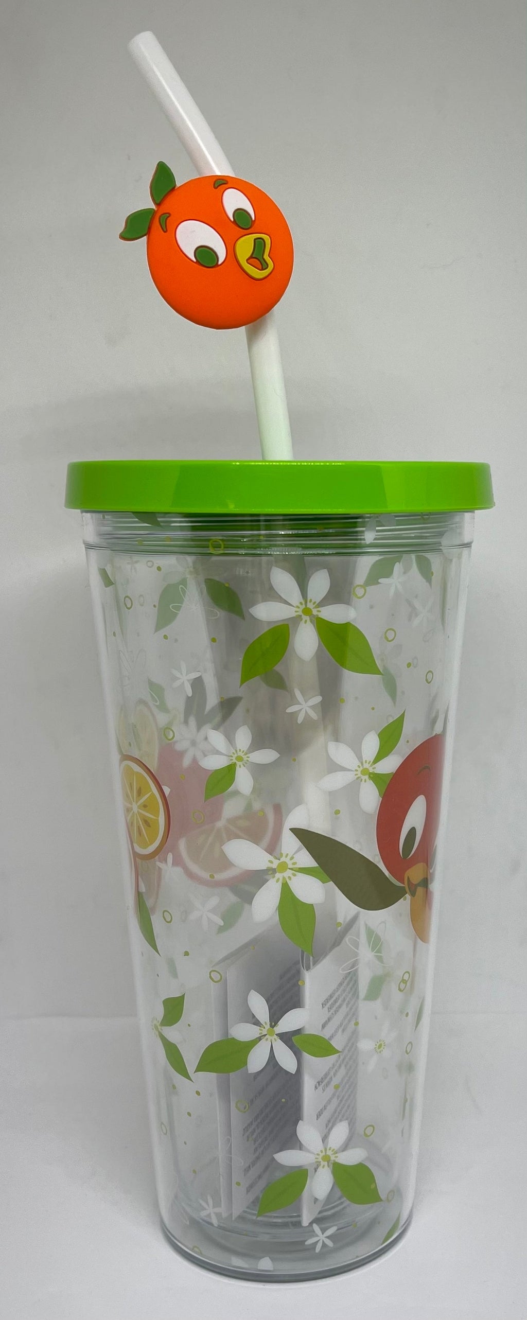 Orange Bird Sipper Straw Tumbler Cup with Straw Y66614