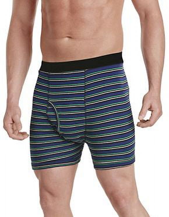 Navy Stripe Big and Tall Boxer Briefs, Pack of 3 T106327